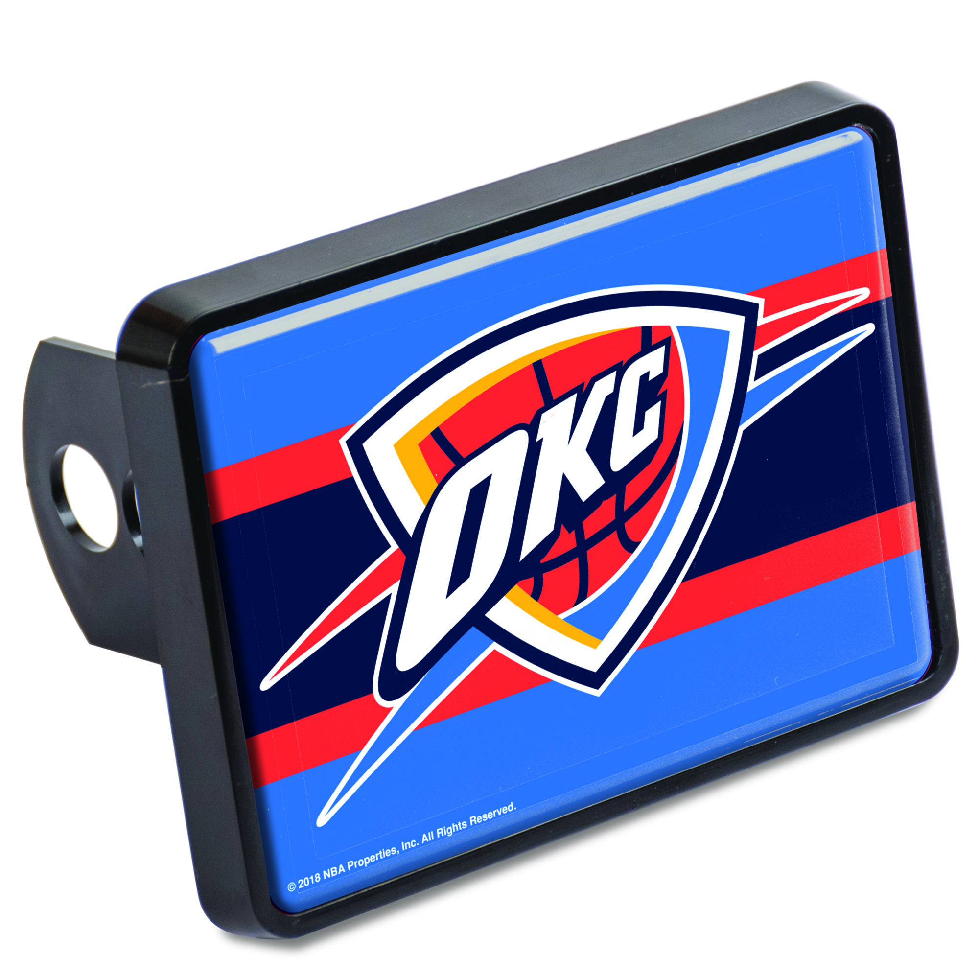 WinCraft Oklahoma City Thunder Universal Rectangle Hitch Cover WinCraft Oklahoma City Thunder Universal Rectangle Hitch Cover