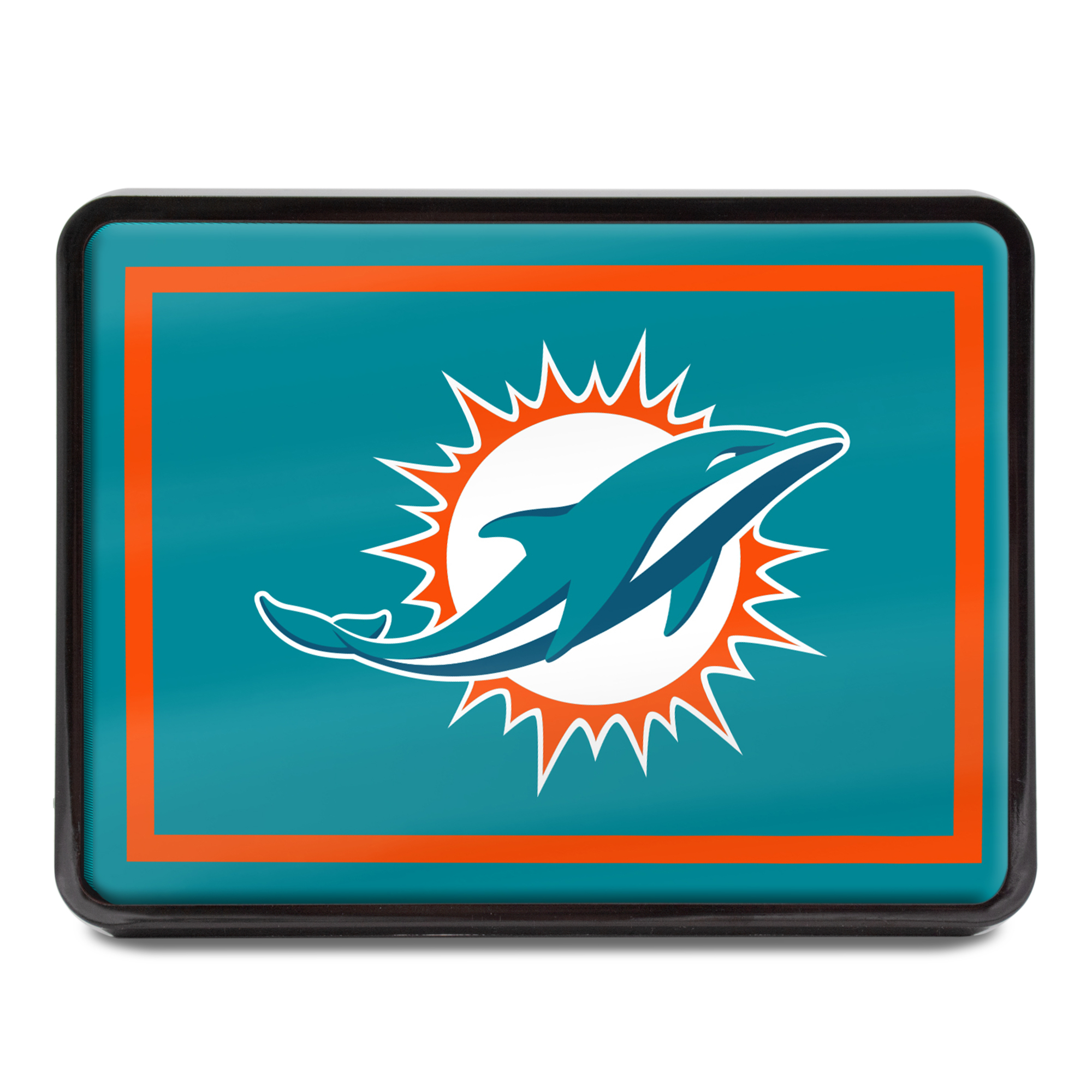 WinCraft Miami Dolphins Universal Rectangle Hitch Cover