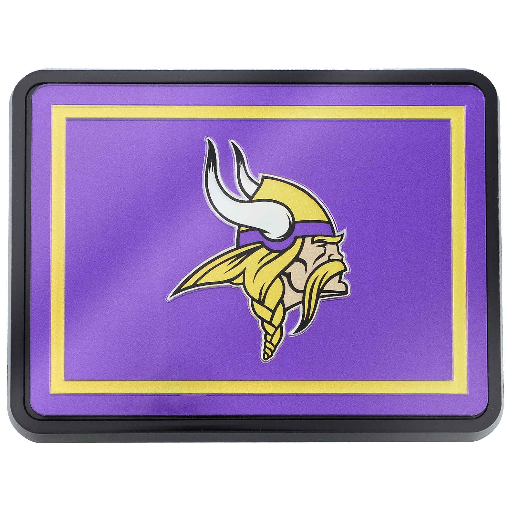 WinCraft Minnesota Vikings Universal Rectangle Hitch Cover