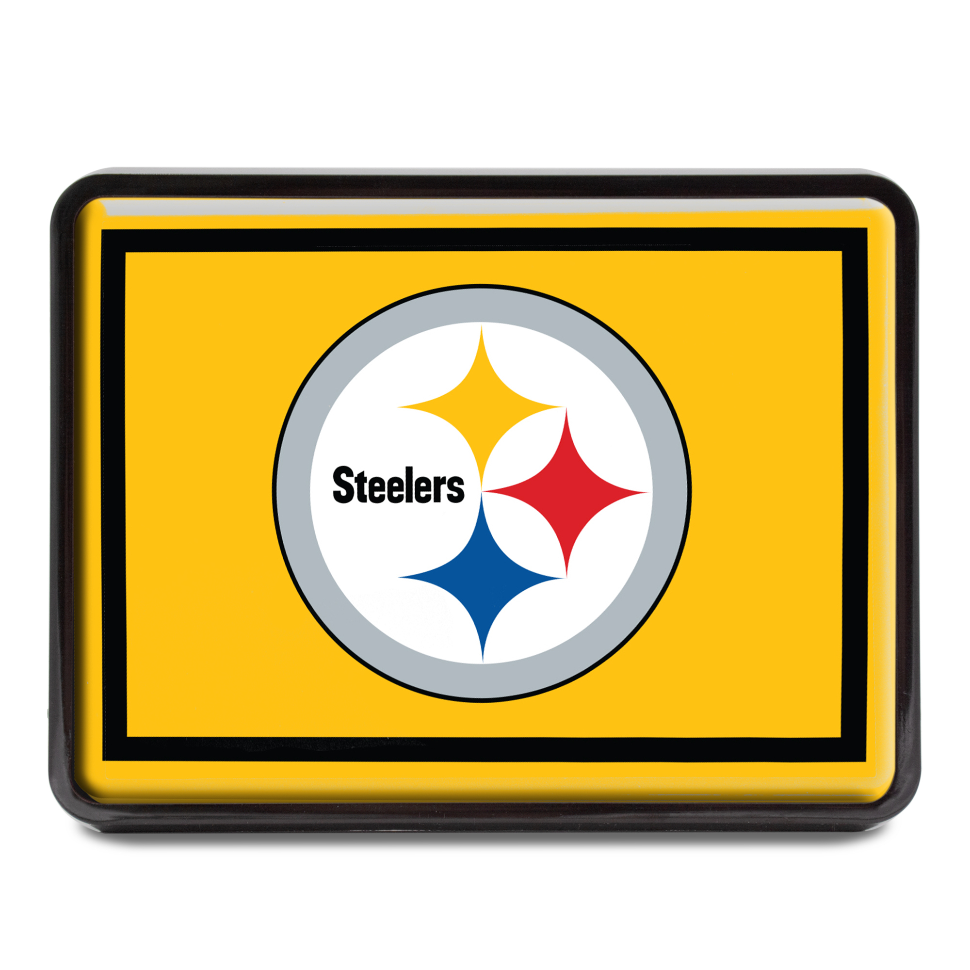 WinCraft Pittsburgh Steelers Universal Rectangle Hitch Cover