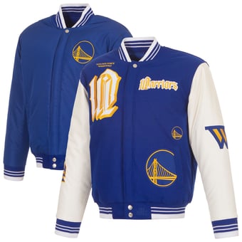 Men's JH Design Royal Golden State Warriors Gothic Full-Button Jacket