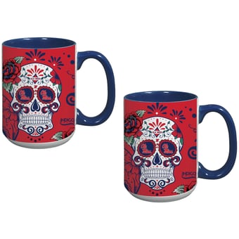 Ole Miss Rebels Two-Pack Dia De Los Muertos Mug Set