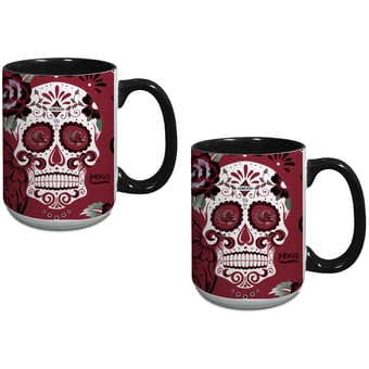 South Carolina Gamecocks Two-Pack Dia De Los Muertos Mug Set