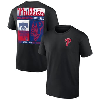 Men's Profile  Black Philadelphia Phillies Big & Tall Two-Sided Graphic T-Shirt