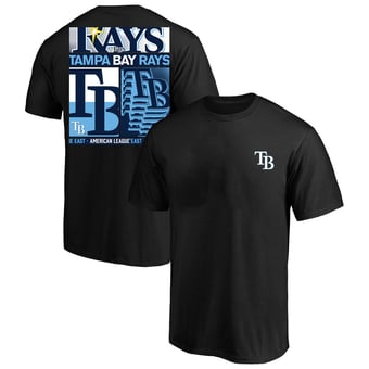 Men's Profile  Black Tampa Bay Rays Big & Tall Two-Sided Graphic T-Shirt