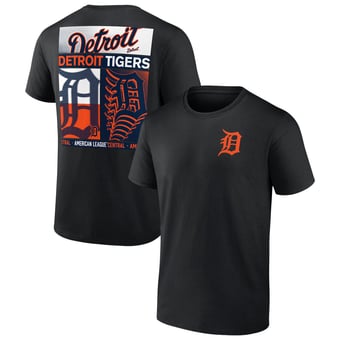 Men's Profile  Black Detroit Tigers Big & Tall Two-Sided Graphic T-Shirt