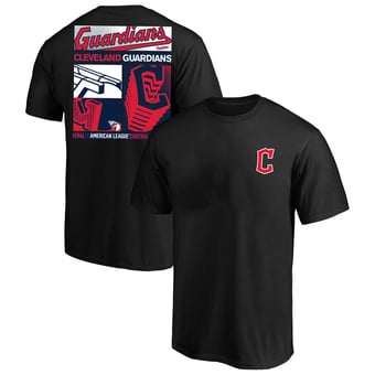 Men's Profile  Black Cleveland Guardians Big & Tall Two-Sided Graphic T-Shirt