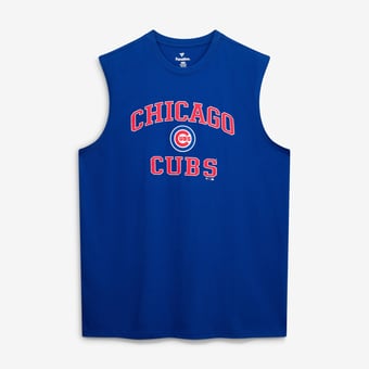 Men's Fanatics  Royal Chicago Cubs Big & Tall Heart & Soul Muscle Tank Top