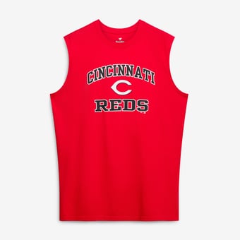 Men's Fanatics  Red Cincinnati Reds Big & Tall Heart & Soul Muscle Tank Top