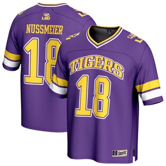 Youth GameDay Greats Garrett Nussmeier Purple LSU Tigers NIL Lightweight Football Player Jersey