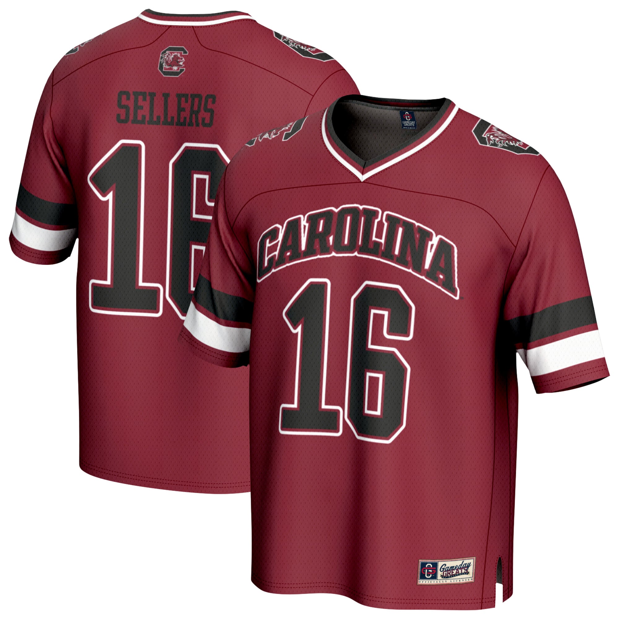 Youth GameDay Greats LaNorris Sellers Garnet South Carolina Gamecocks NIL Lightweight Football Player Jersey