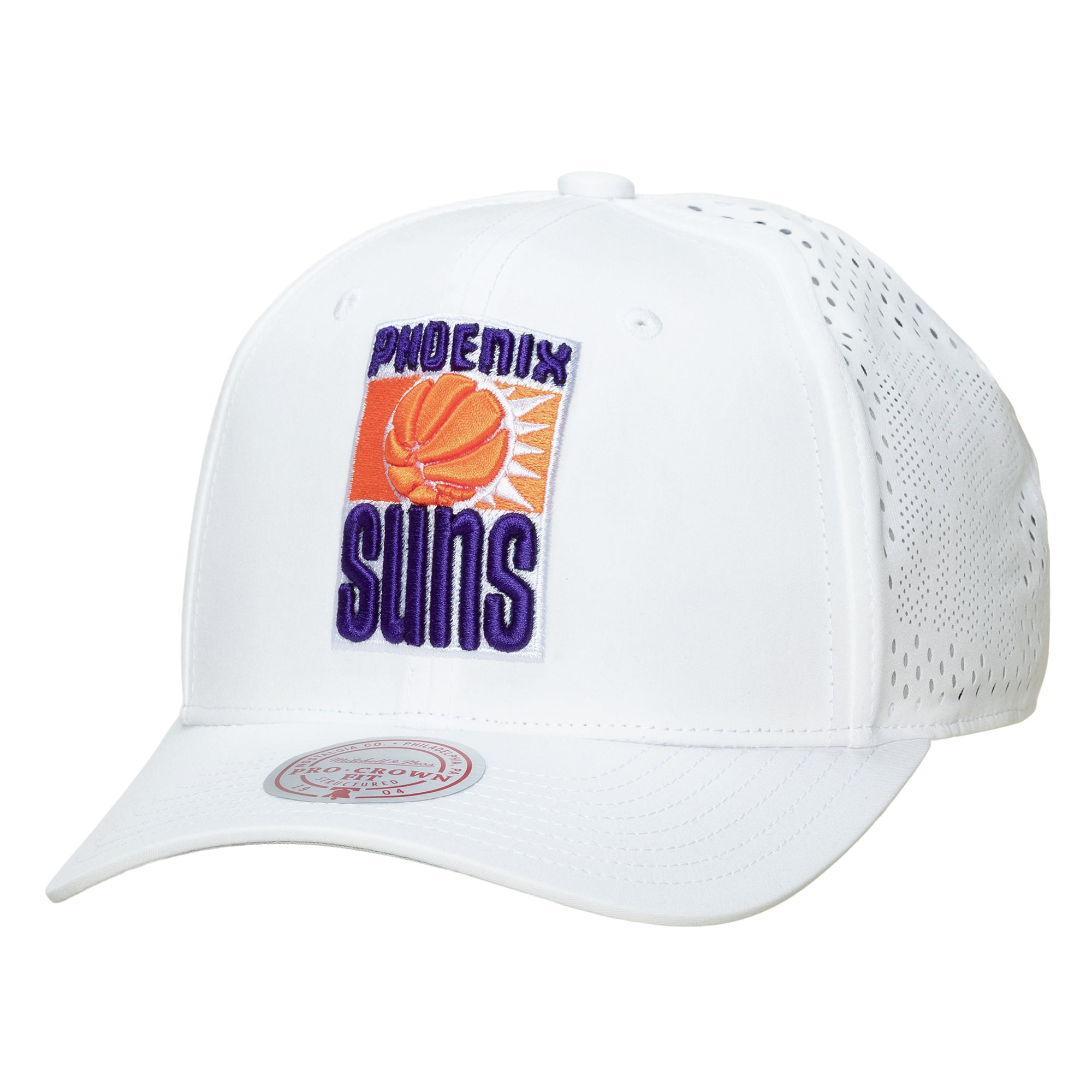 Men's Mitchell & Ness White Phoenix Suns Perfect Lightweight Pro Crown Snapback Hat