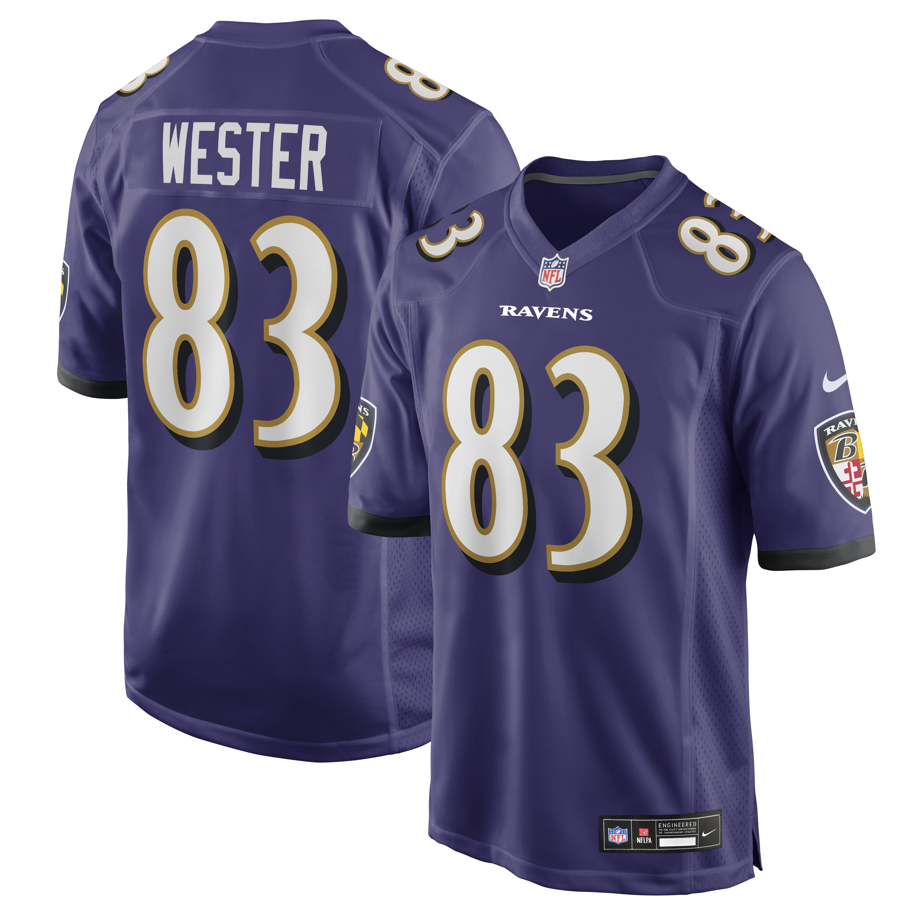 Men’s Nike LaJohntay Wester Purple Baltimore Ravens Team Game Jersey Men’s Nike LaJohntay Wester Purple Baltimore Ravens Team Game Jersey