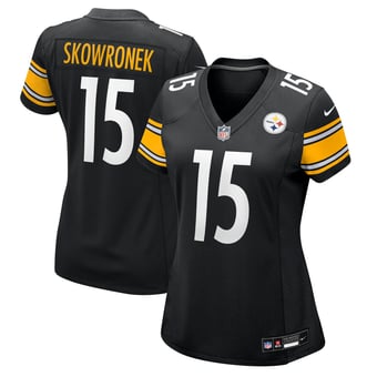 Women's Nike Ben Skowronek  Black Pittsburgh Steelers Team Game Jersey