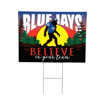 Toronto Blue Jays 24" x 18" Bigfoot Believe in Yourself Outdoor Staked Yard Sign