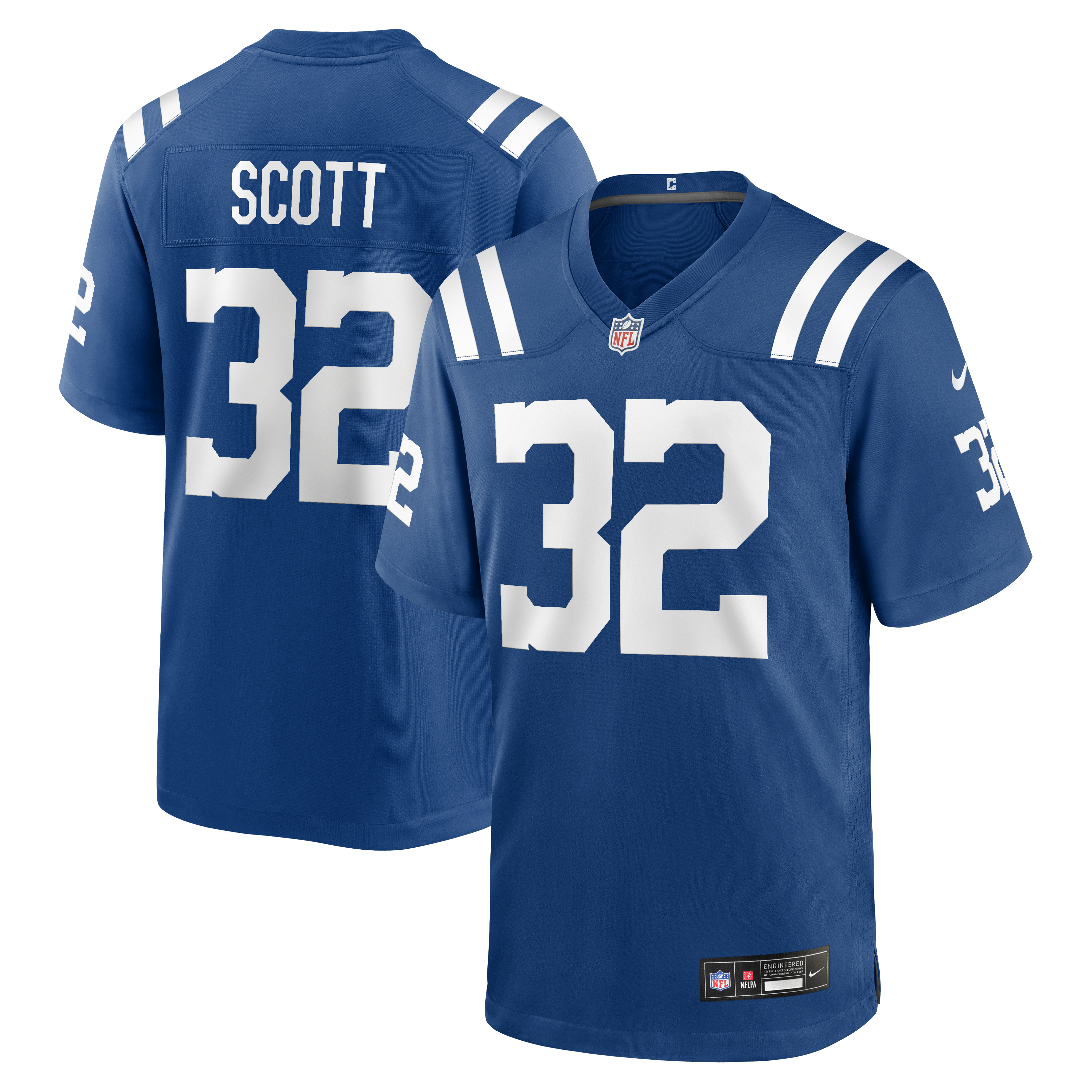 Men's Nike Daniel Scott  Royal Indianapolis Colts Team Game Jersey