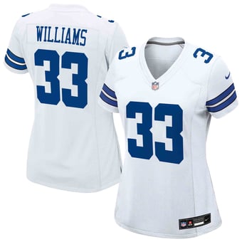 Women's Nike Javonte Williams White Dallas Cowboys Game Jersey