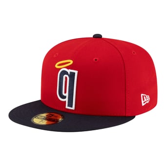 Men's New Era  Red/Navy Rancho Cucamonga Quakes Authentic Collection 59FIFTY Fitted Hat