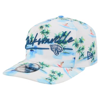 Men's New Era  White Jacksonville Jaguars Aloha 19TWENTY Adjustable Hat