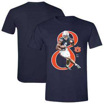 Unisex Cam Coleman Navy Auburn Tigers Breakthrough Series NIL T-Shirt