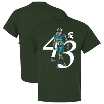 Unisex Malik Spencer Green Michigan State Spartans Breakthrough Series NIL T-Shirt