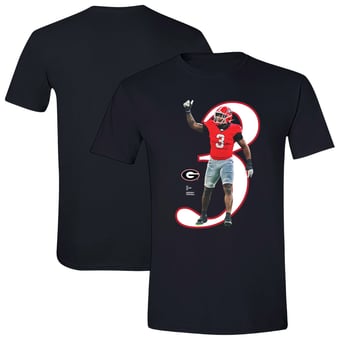 Unisex CJ Allen Black Georgia Bulldogs Breakthrough Series NIL T-Shirt