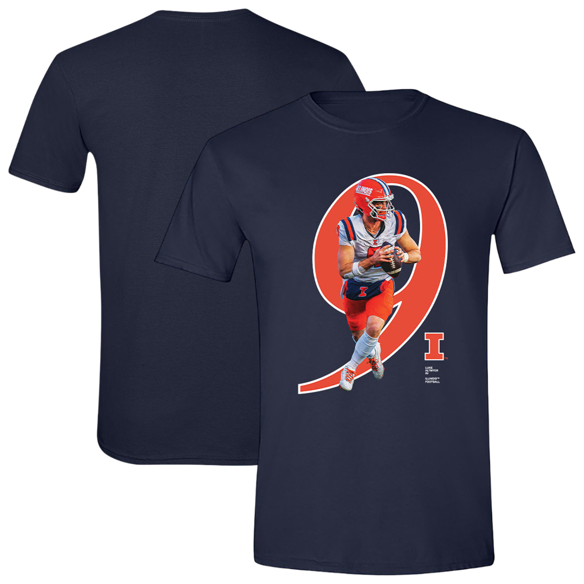 Unisex Luke Altmyer Navy Illinois Fighting Illini Breakthrough Series NIL T-Shirt Unisex Luke Altmyer Navy Illinois Fighting Illini Breakthrough Series NIL T-Shirt