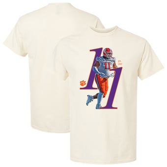 Unisex Peter Woods White Clemson Tigers Breakthrough Series NIL T-Shirt