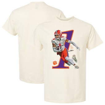 Unisex T.J. Moore White Clemson Tigers Breakthrough Series NIL T-Shirt