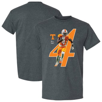 Unisex Mike Matthews Gray Tennessee Volunteers Breakthrough Series NIL T-Shirt