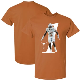 Unisex Colin Simmons Texas Orange Texas Longhorns Breakthrough Series NIL T-Shirt