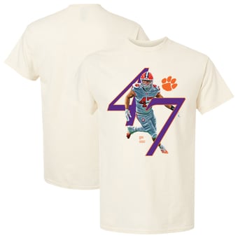 Unisex Sammy Brown White Clemson Tigers Breakthrough Series NIL T-Shirt