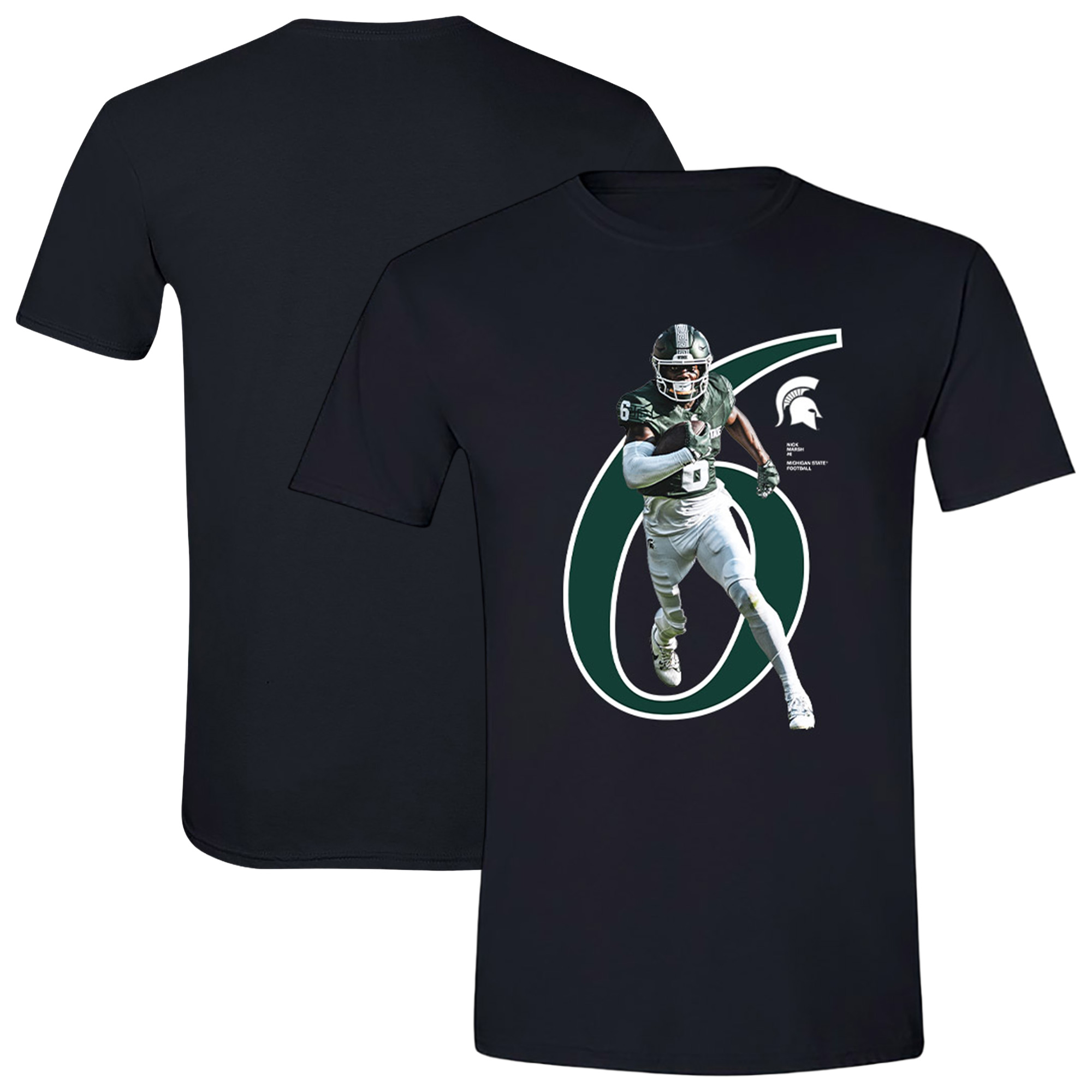 Unisex Nick Marsh Black Michigan State Spartans Breakthrough Series NIL T-Shirt Unisex Nick Marsh Black Michigan State Spartans Breakthrough Series NIL T-Shirt