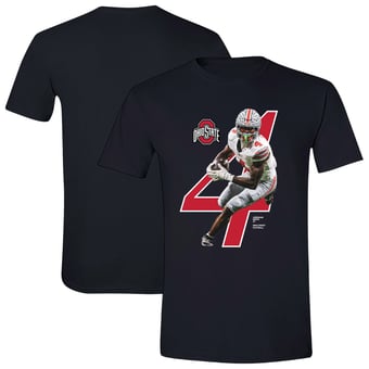 Unisex Jeremiah Smith Black Ohio State Buckeyes Breakthrough Series NIL T-Shirt