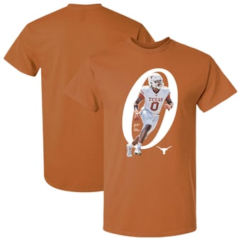 Unisex Anthony Hill Jr Texas Orange Texas Longhorns Breakthrough Series NIL T-Shirt
