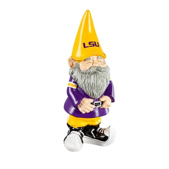 LSU Tigers 11'' Resin Garden Gnome