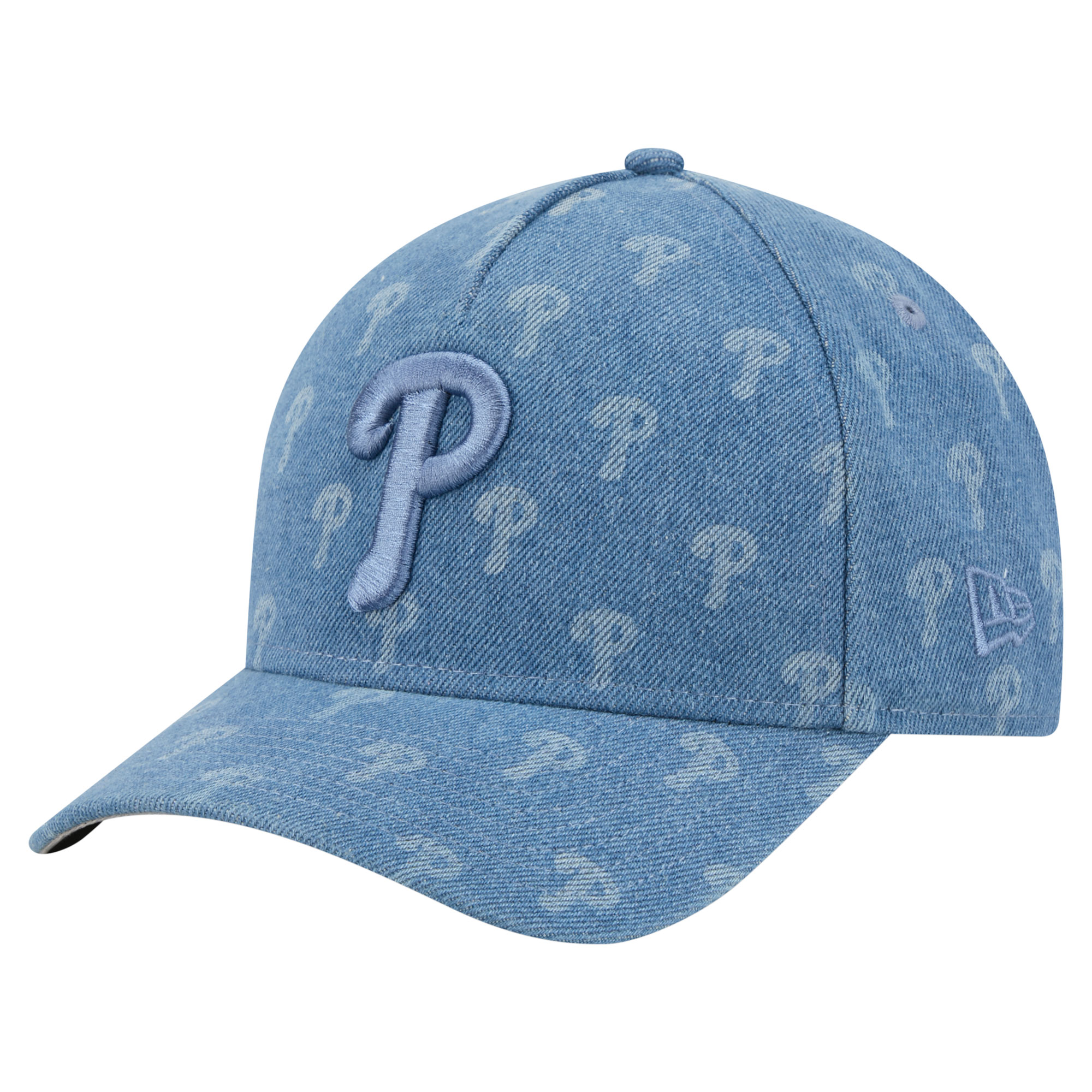 Unisex New Era  Denim Philadelphia Phillies A-Frame 9FORTY Adjustable Hat