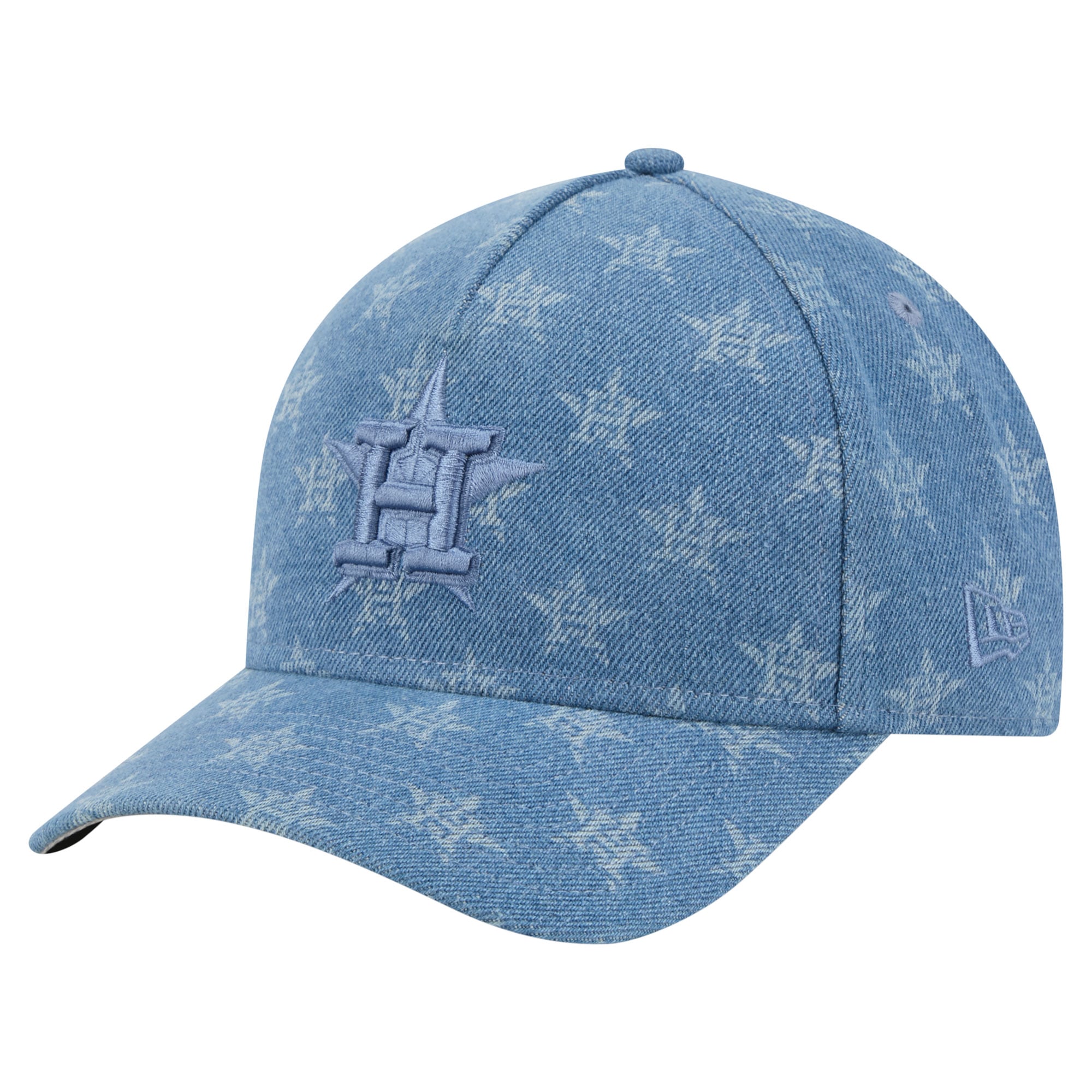 Unisex New Era  Denim Houston Astros A-Frame 9FORTY Adjustable Hat