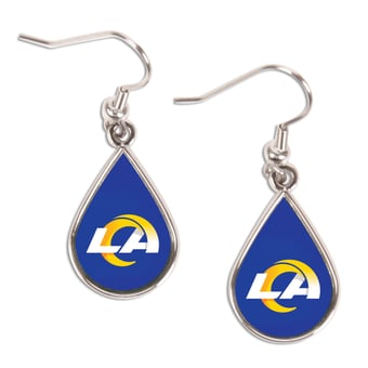 WinCraft Los Angeles Rams Tear Drop Earrings