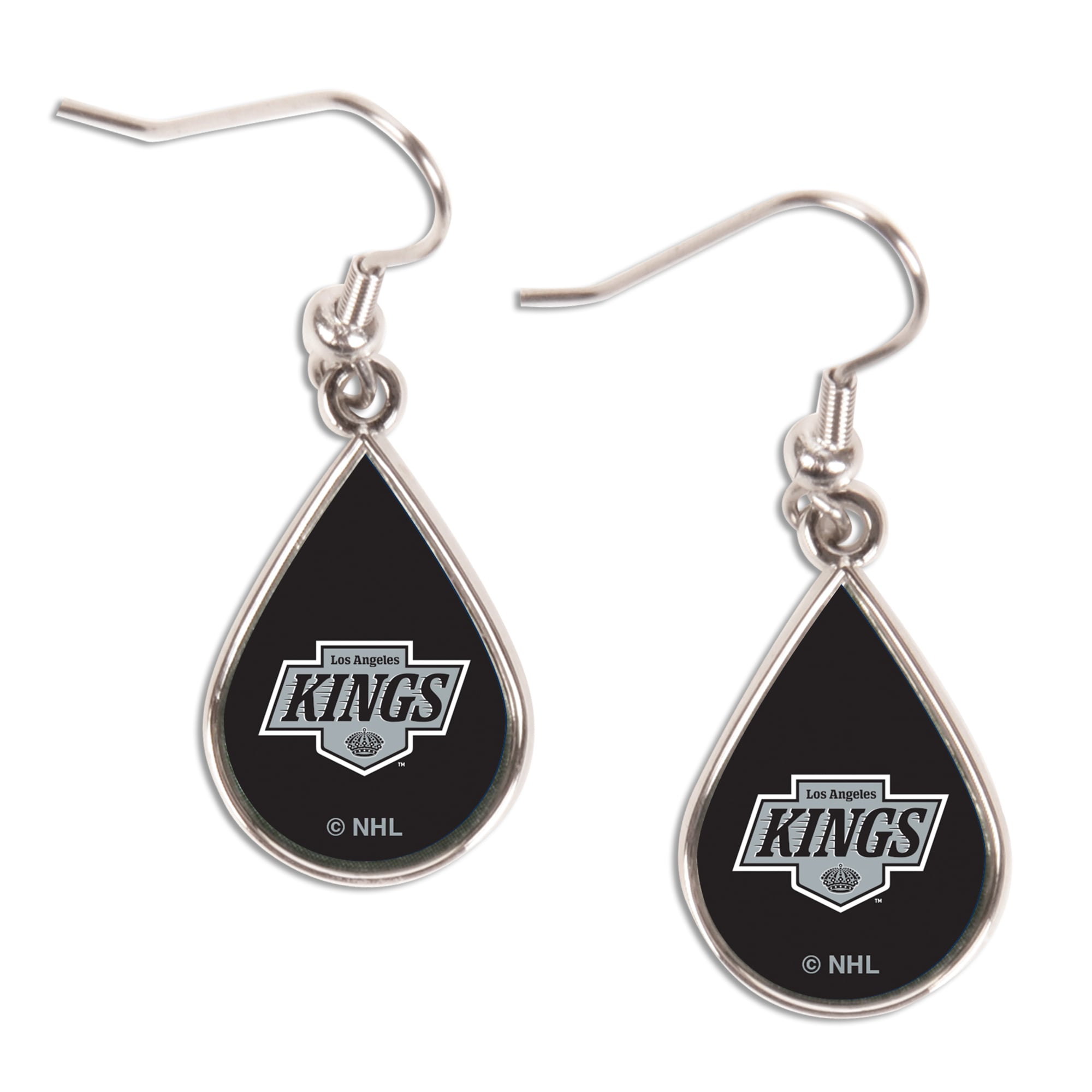WinCraft Los Angeles Kings Tear Drop Earrings