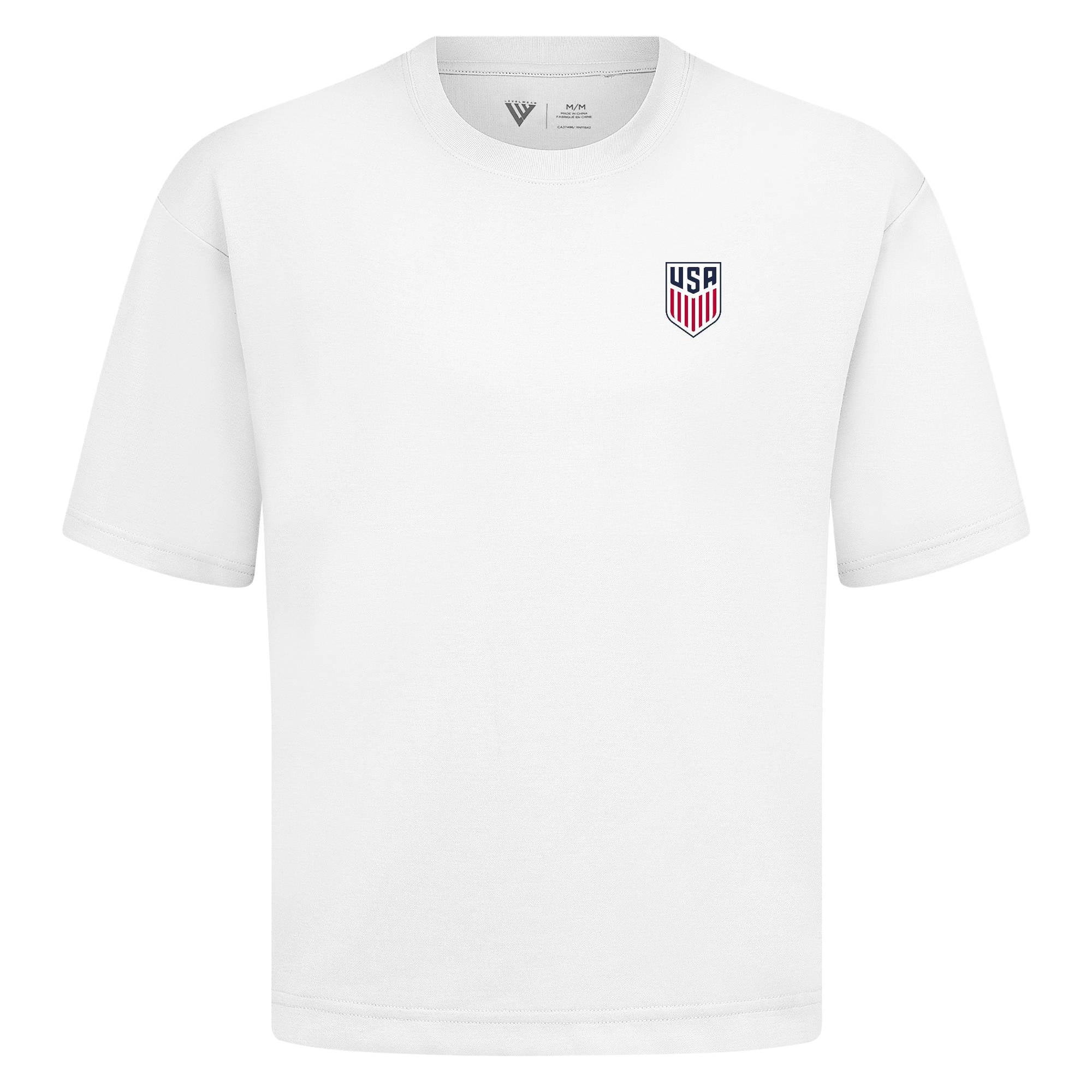 Men's Levelwear White USMNT Luxe Signature T-Shirt