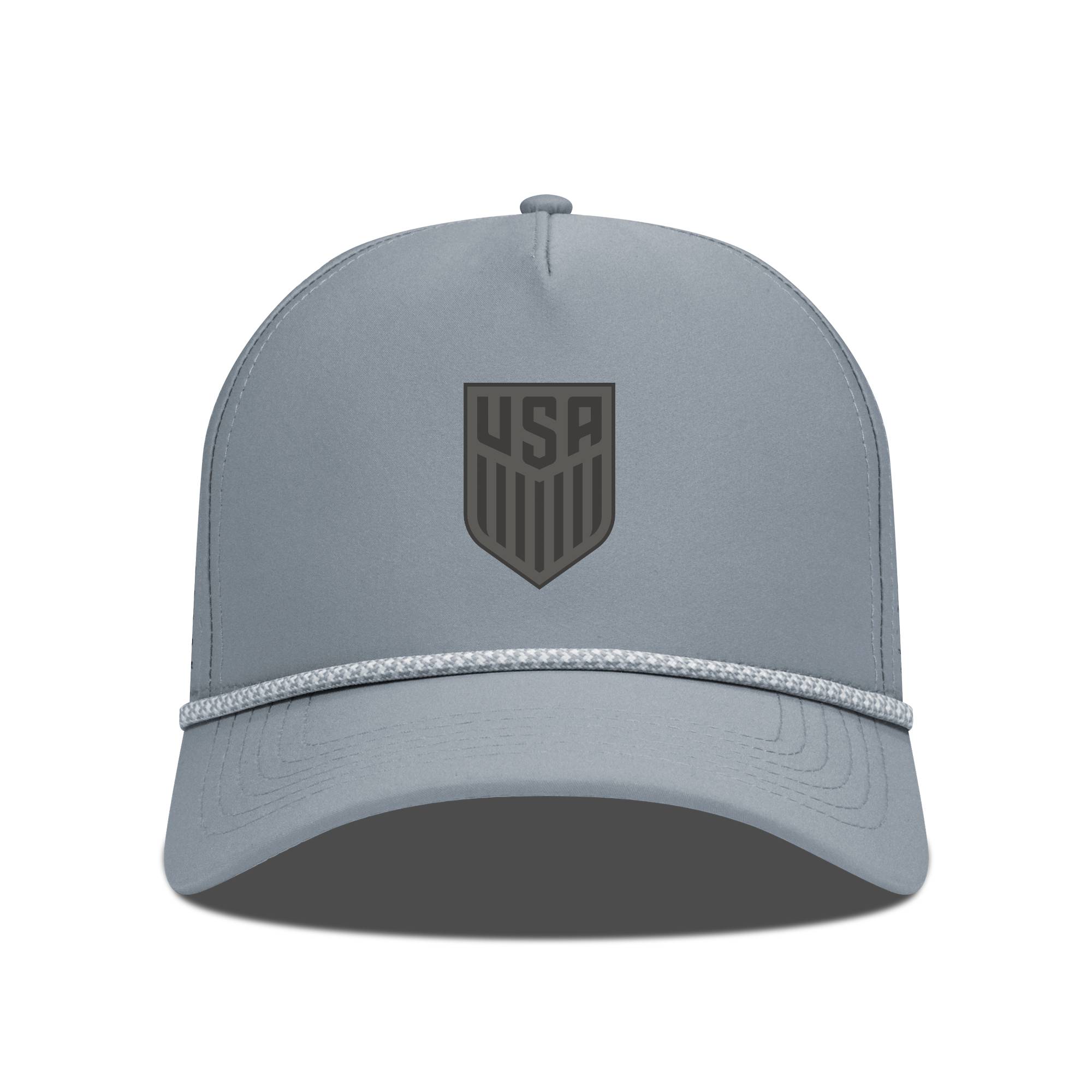 Men's Levelwear Gray USMNT Gordon Rope Adjustable Hat