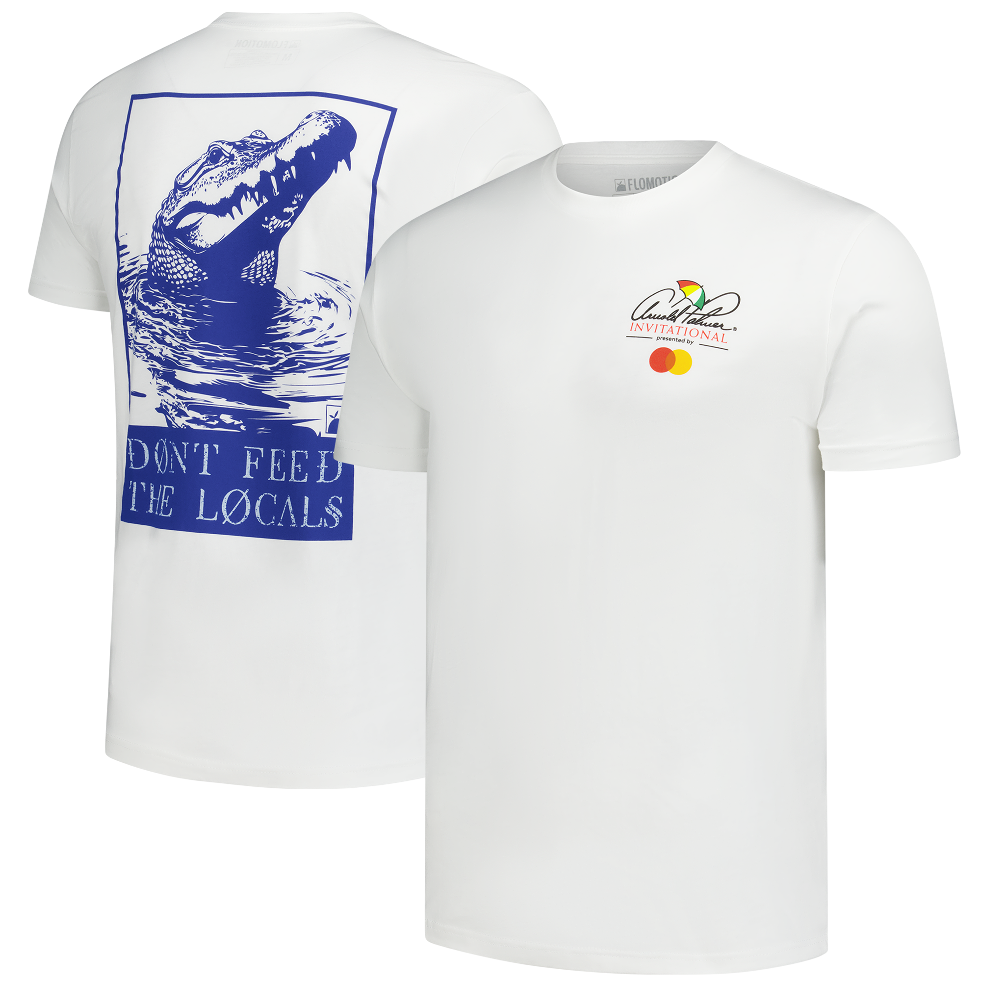 Unisex Flomotion White Arnold Palmer Invitational Don't Feed the Locals T-Shirt