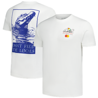 Unisex Flomotion White Arnold Palmer Invitational Don't Feed the Locals T-Shirt
