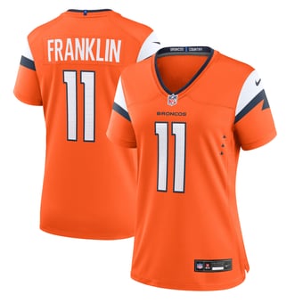 Women's Nike Troy Franklin  Orange Denver Broncos Team Game Jersey