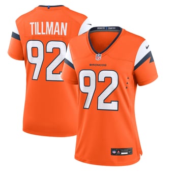 Women's Nike Dondrea Tillman  Orange Denver Broncos Team Game Jersey