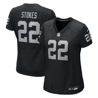 Women's Nike Eric Stokes  Black Las Vegas Raiders Team Game Jersey
