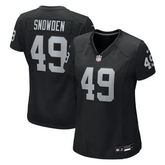Women's Nike Charles Snowden  Black Las Vegas Raiders Team Game Jersey
