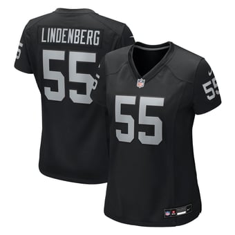 Women's Nike Cody Lindenberg  Black Las Vegas Raiders Team Game Jersey