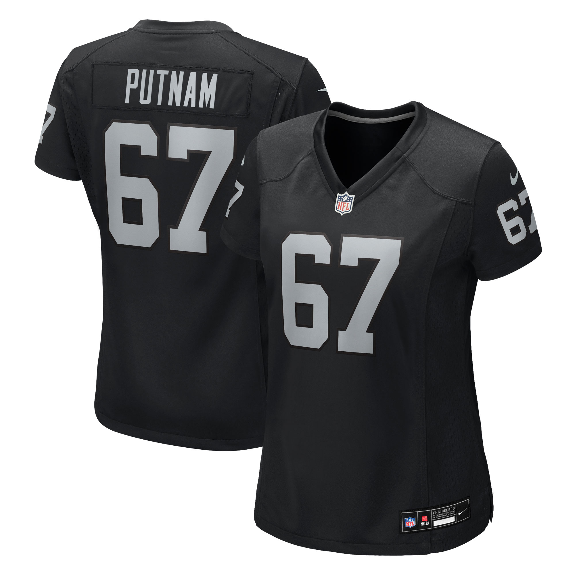 Women’s Nike Will Putnam Black Las Vegas Raiders Team Game Jersey Women’s Nike Will Putnam Black Las Vegas Raiders Team Game Jersey